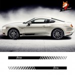 Vehicle Auto Decals Stripe Wraps Body Graphics Vinyl Car Styling Side Stripes Skirt Sticker For Ford Sticker